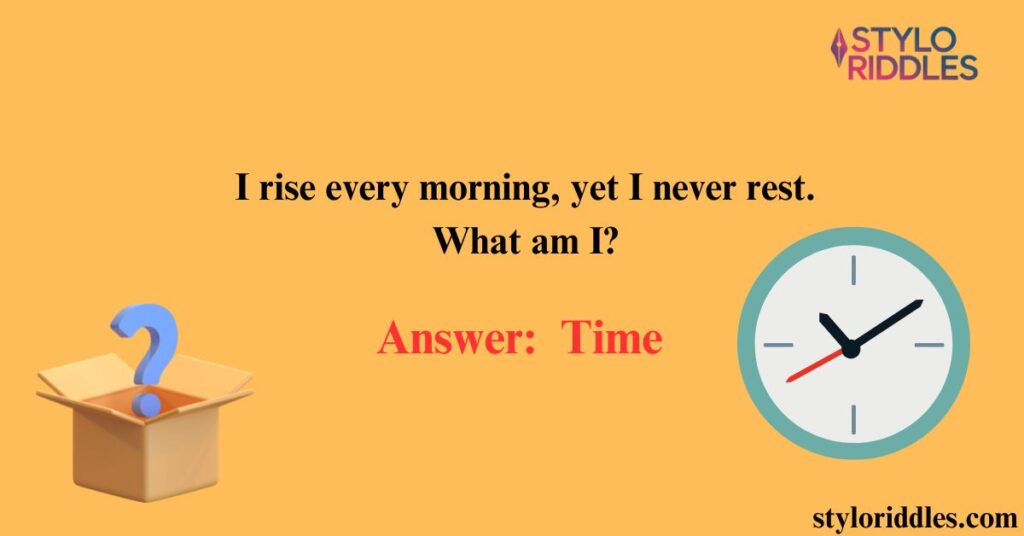 90+ Time Riddles With Answers