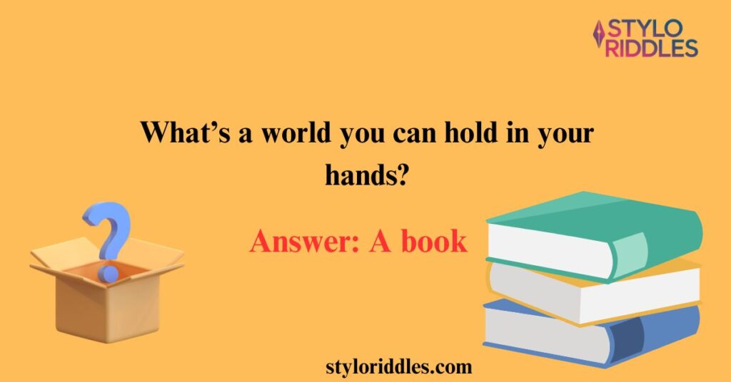 book riddle