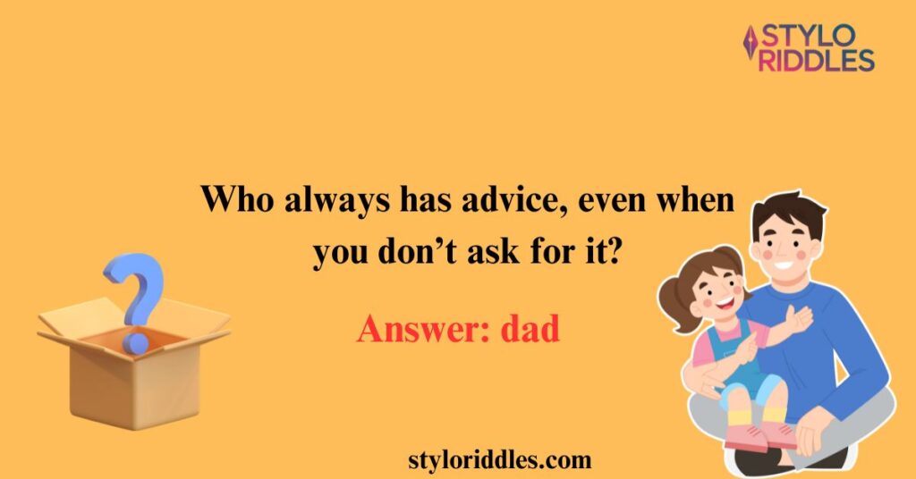 dad riddles with answers