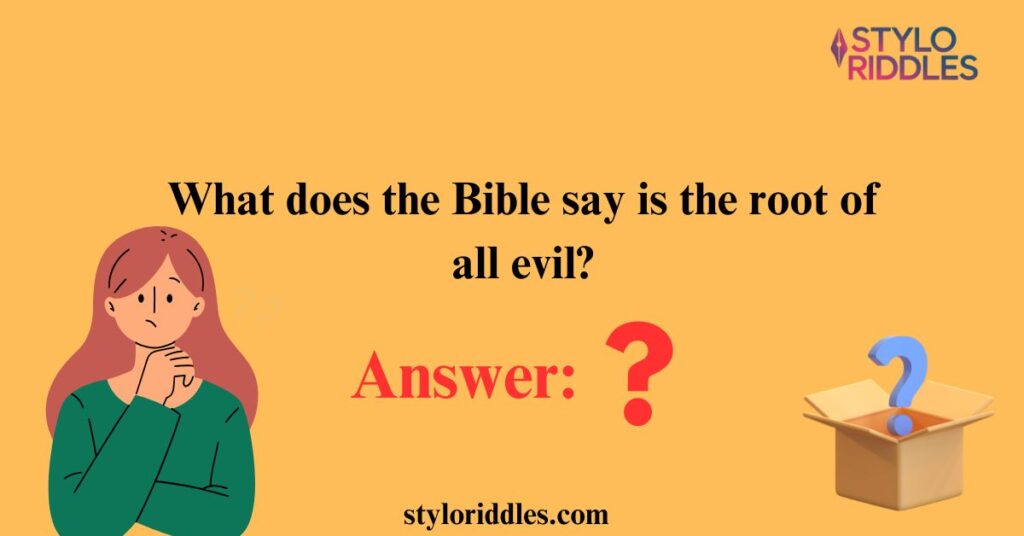 Bible Riddles