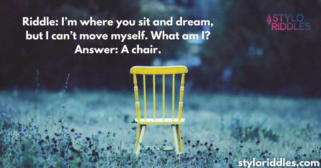 Fun and Easy Chair Riddles to Share