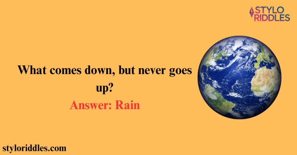 Riddles About Earth with Answers