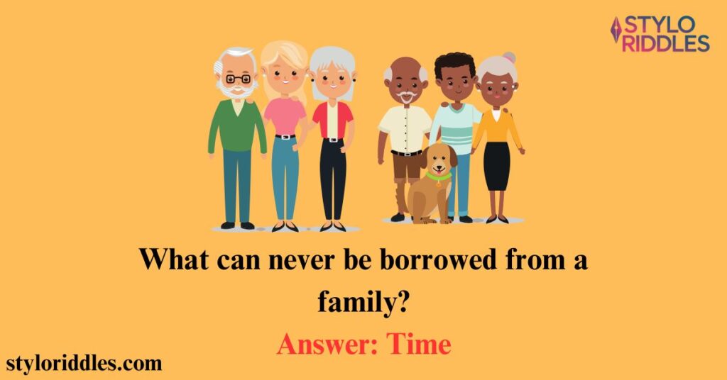 Simple Riddles About Family Life