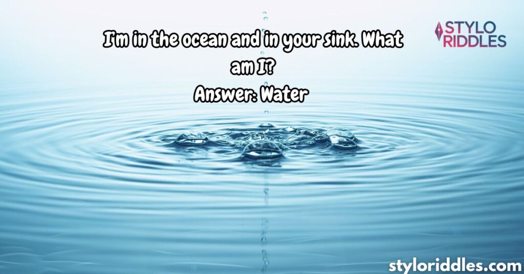 Simple Yet Thoughtful Water Riddles