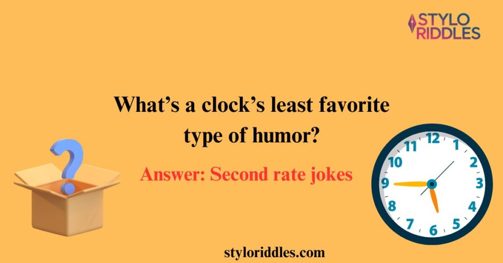 clock riddles