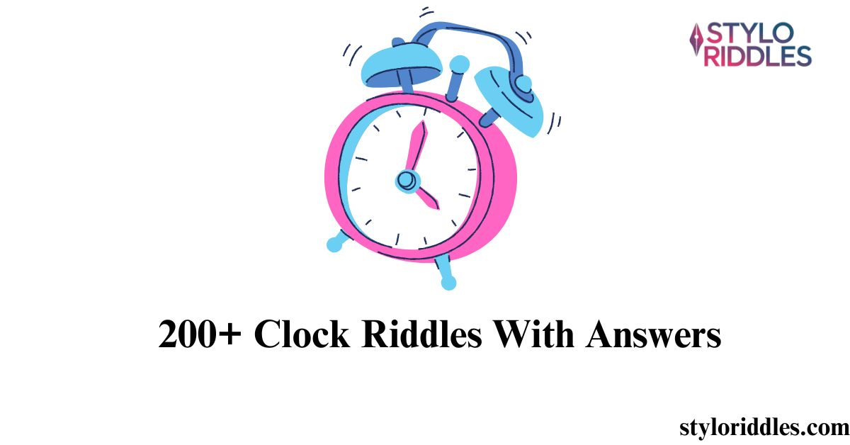 clock riddles