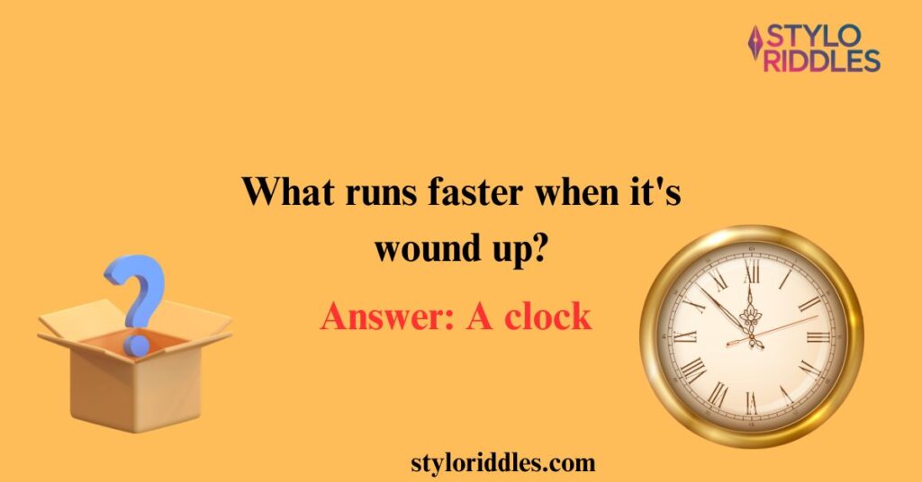 riddle about clock