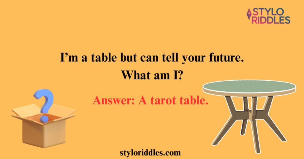 riddle for desk