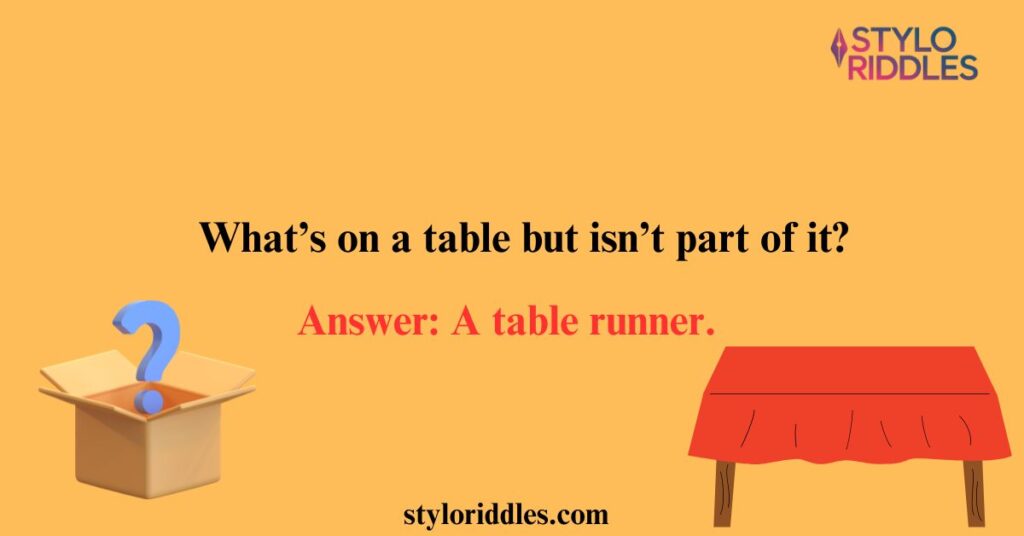 table riddle