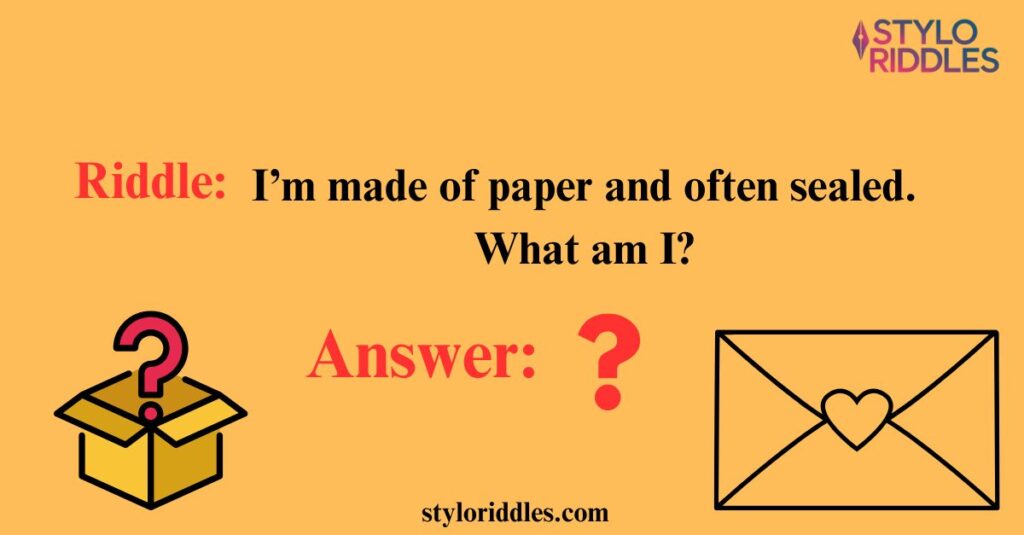 Easy Envelope Riddles with Answers