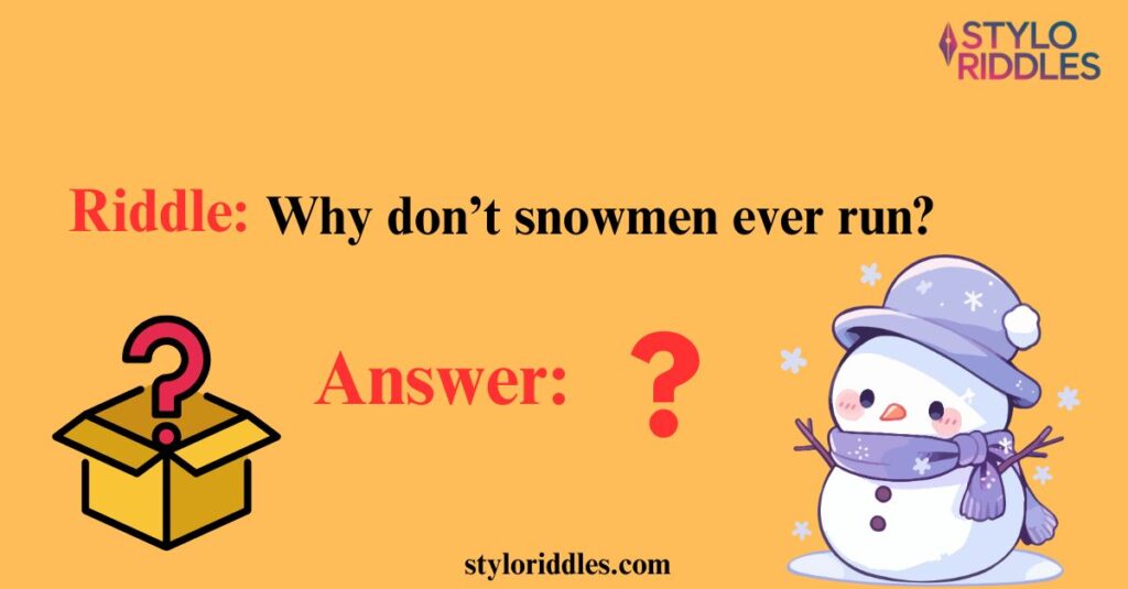 Fun Snowman Riddles for Kids