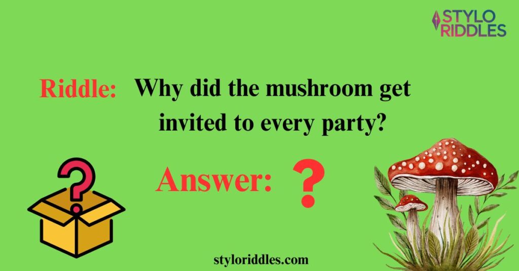 Funny Mushroom Riddles