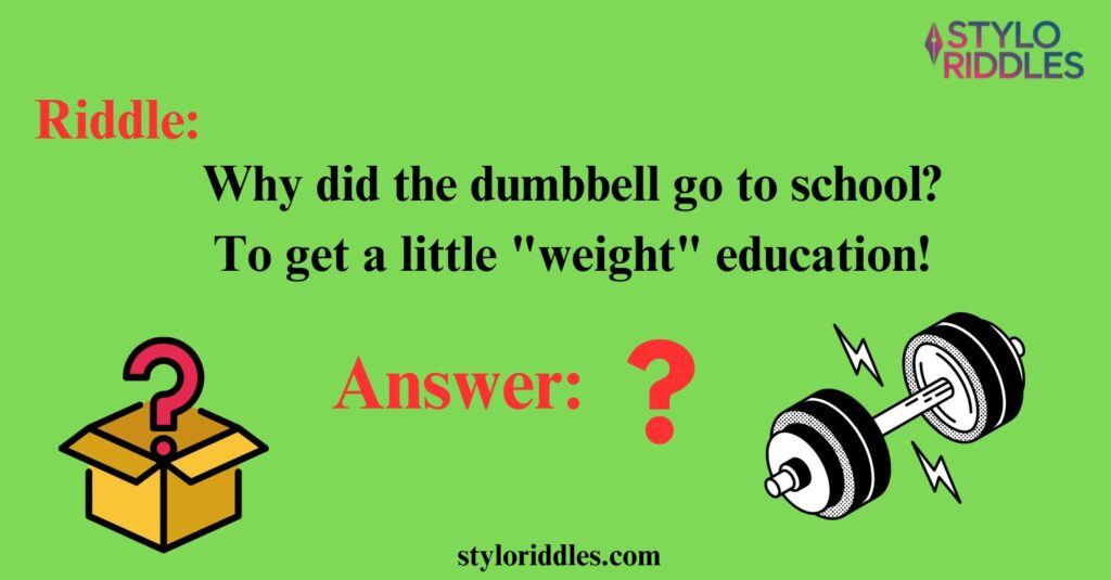 Gym Themed Riddles