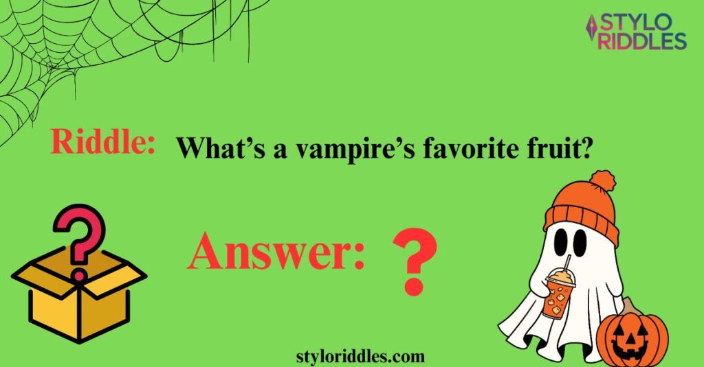 Halloween Riddles about Vampires