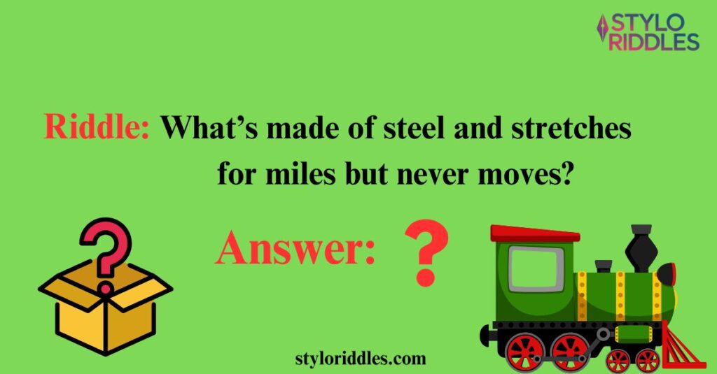 Riddles About Train Tracks and Railways