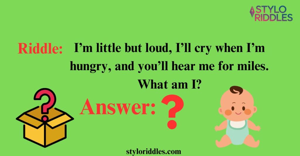 baby riddles with answers