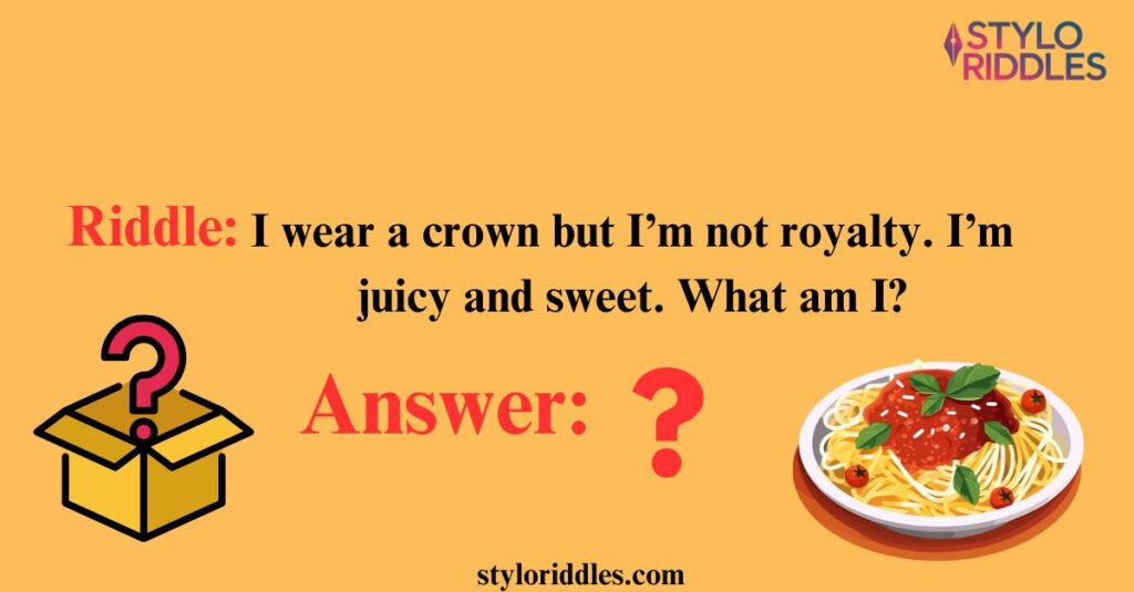 food riddles with answers