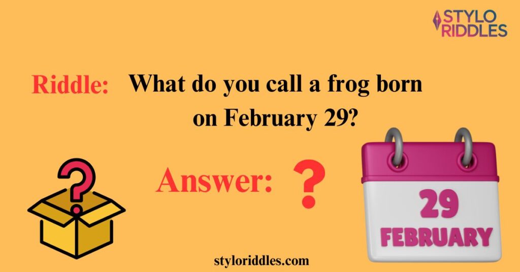 leap day riddle