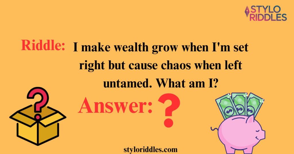 riddle about money