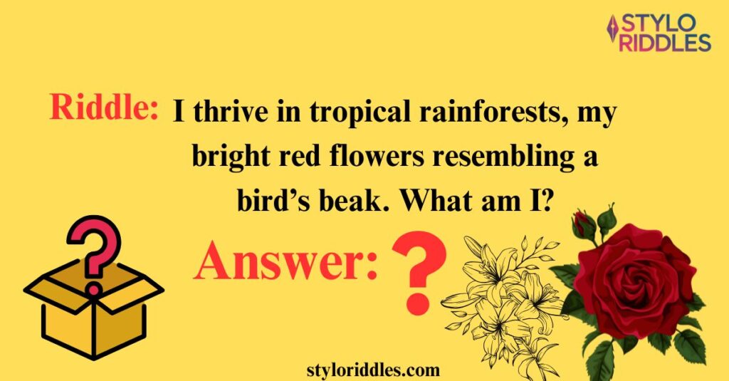 riddles about flowers