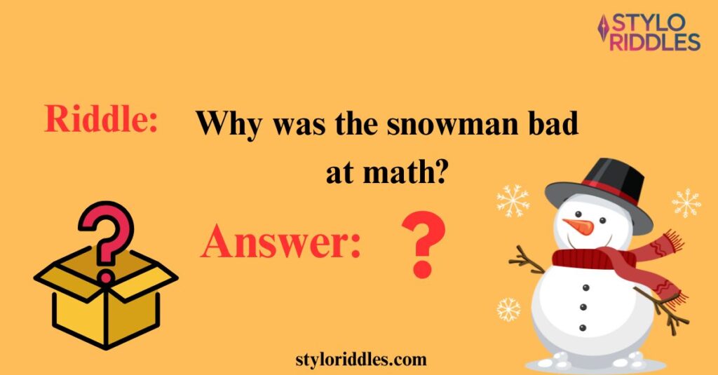 snowman riddle