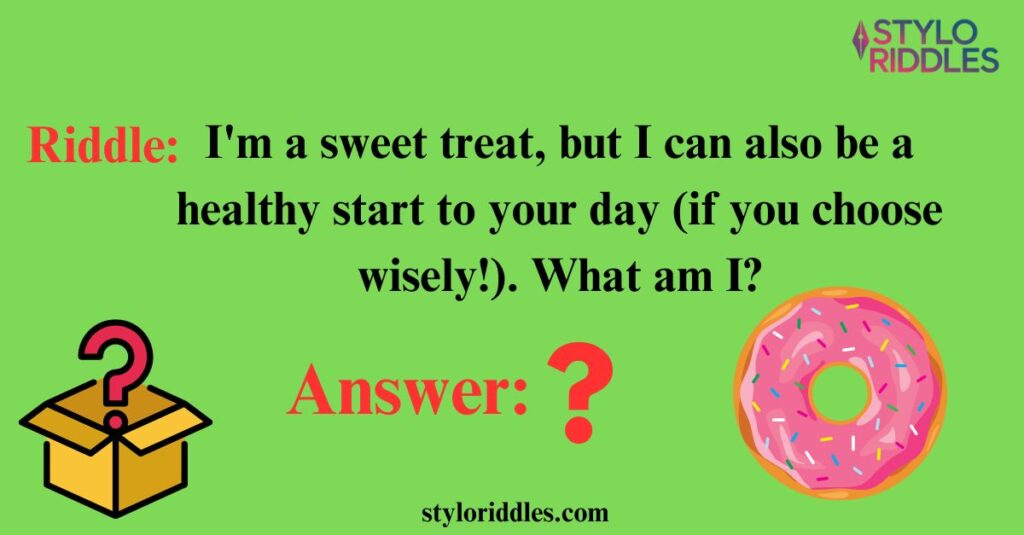 Clean Donut Riddles Fun and Nutritious Brain Teasers