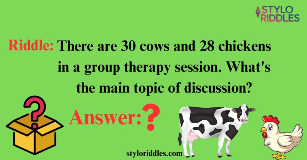 Farm Animal Therapy Session 30 Cows & 28 Chickens Emotional Baggage