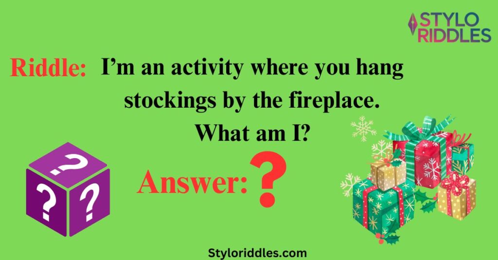 Festive Fun Riddles About Holiday Activities