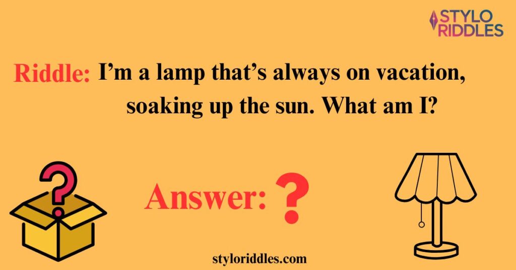 Funny Lamp Riddles to Light Up Your Day