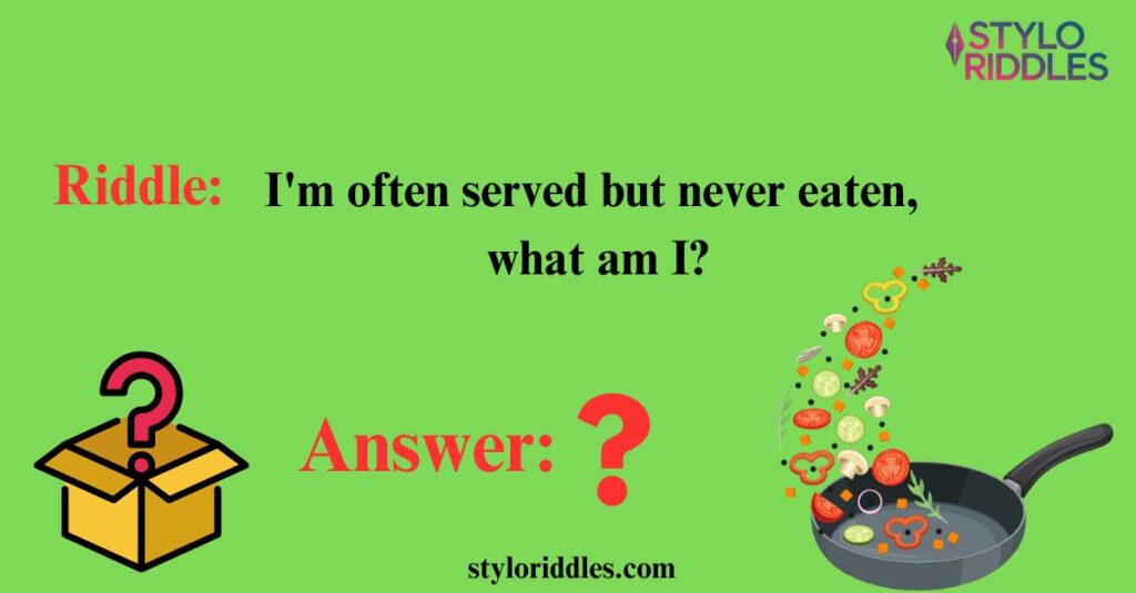 Savory Situations Dinner Time Riddles