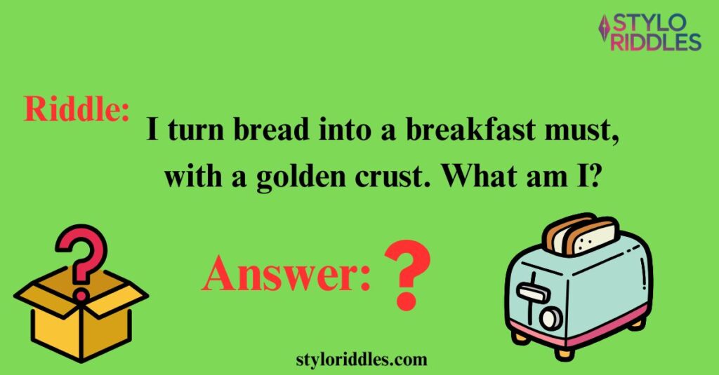 Scrumptious Toaster Riddles and Puzzles for Breakfast Lovers