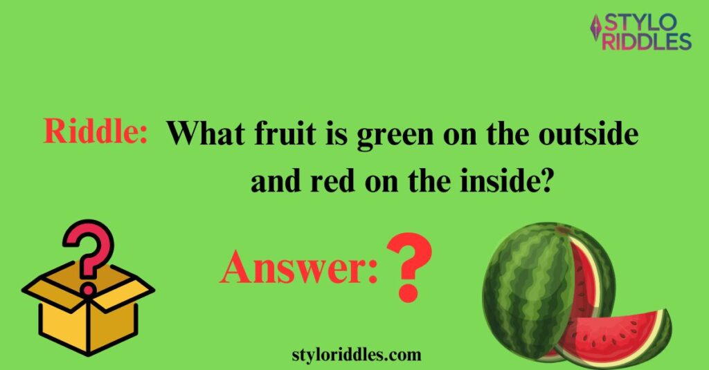 Watermelon Riddles for Kids Solve These Fruity Puzzles