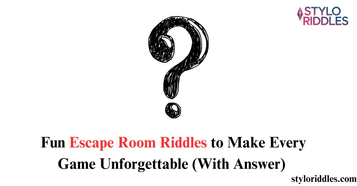 escape room riddles