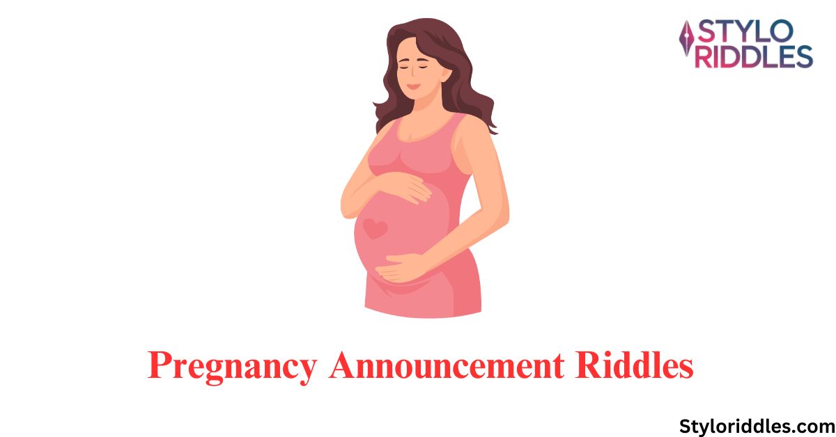 pregnancy announcement riddles