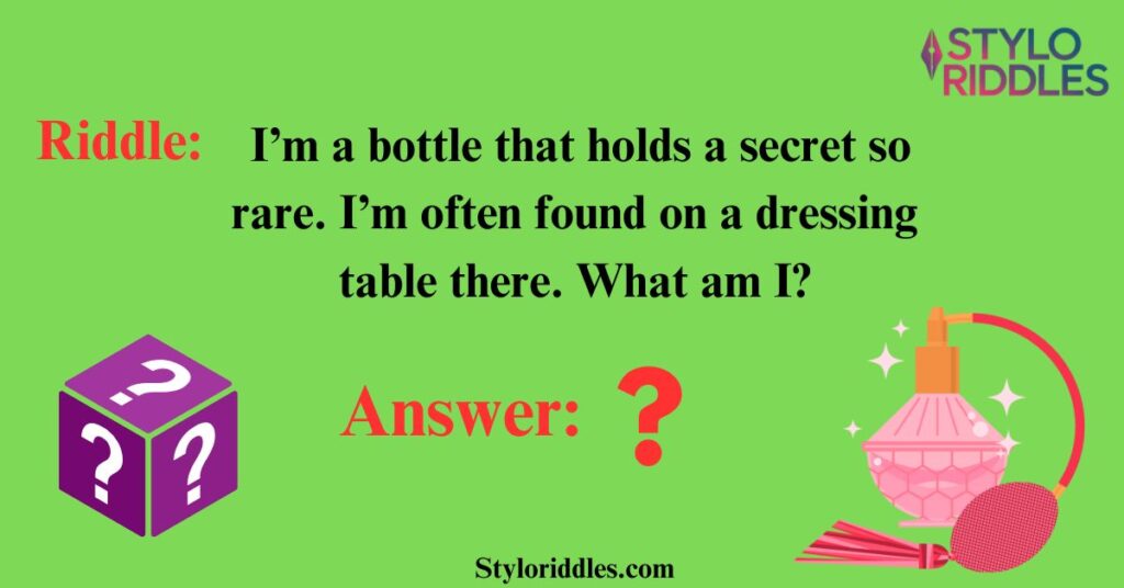 Bottled Secrets Riddles About Perfume Mysteries