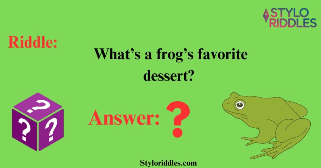 Frog Foodie Fun Riddles About Frogs and Their Favorite Snacks