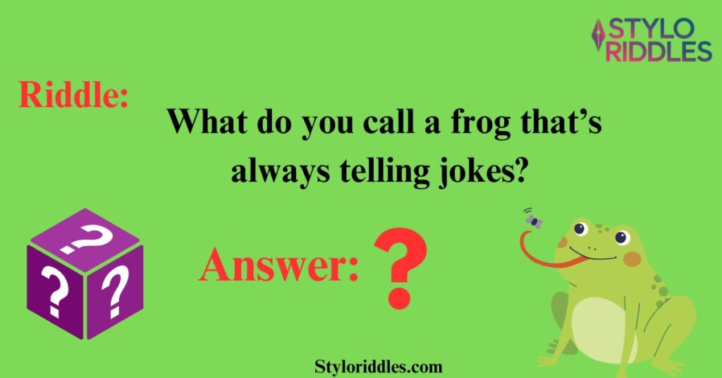 Funny Frog Riddles for Elementary School Kids