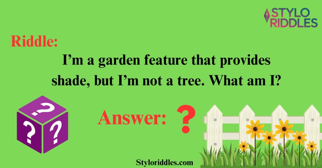 Garden Geography Riddles About Garden Features