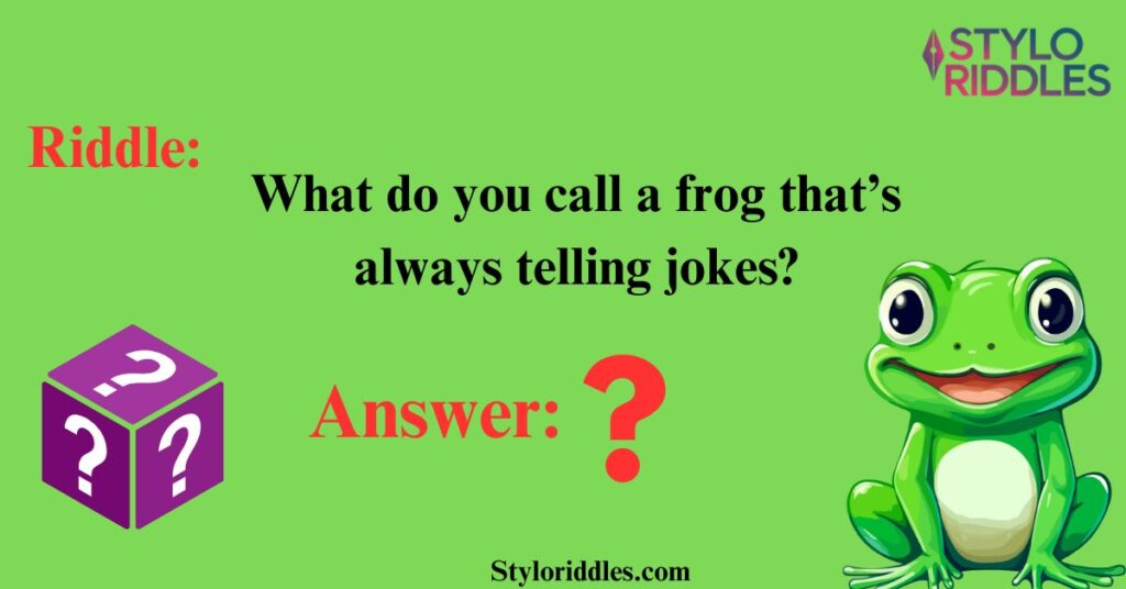 Hopping Humor Funny Frog Riddles for All Ages