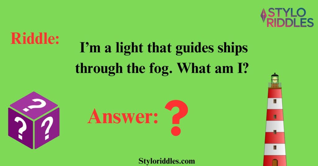 Maritime Lighthouse Riddles and Puzzles for Seniors