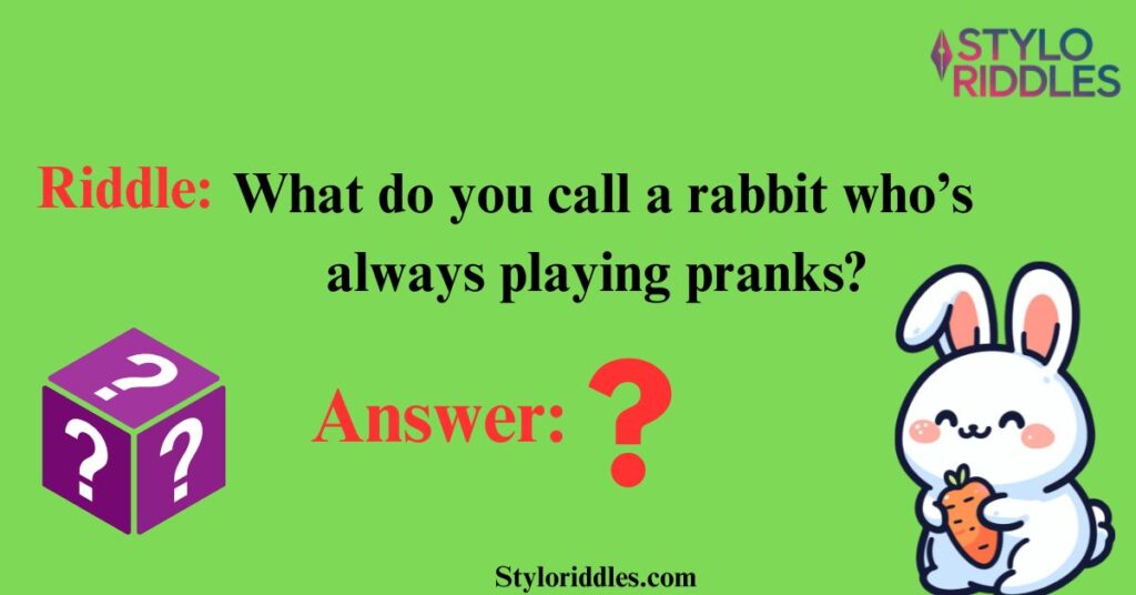 Mischievous Bunny Riddles for a Good Laugh