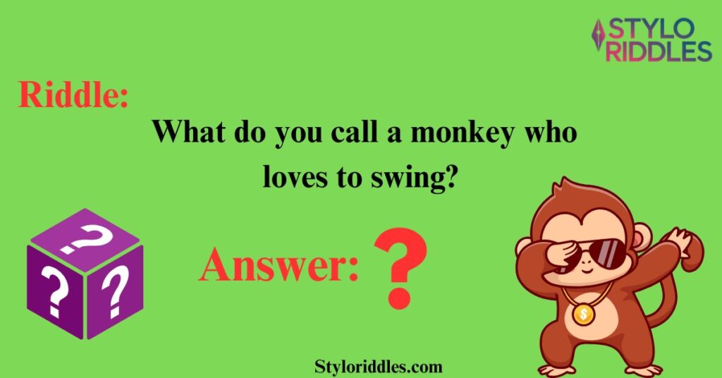 Monkey Business Riddles That Swing