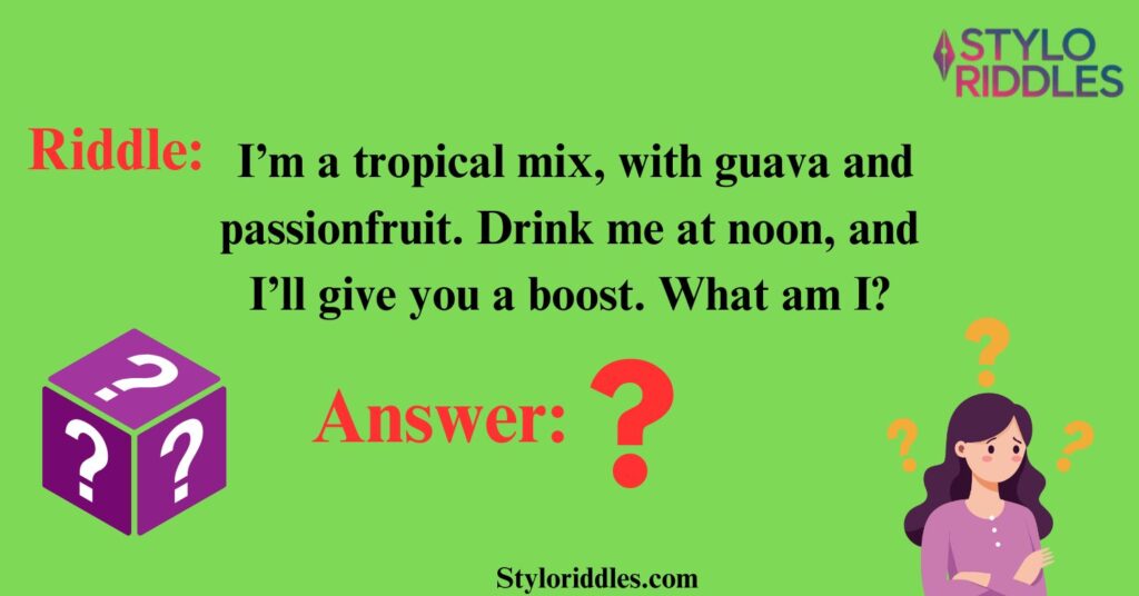 Smoothie Riddles to Stir Your Imagination