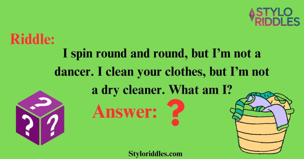 Spin Cycle Shenanigans Riddles That Will Tumble Your Brain