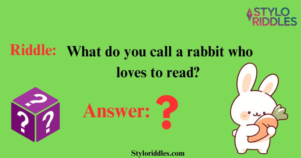 Storybook Bunny Riddles for Little Readers