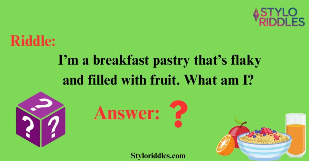 The Sweet Start Riddles About Breakfast Desserts