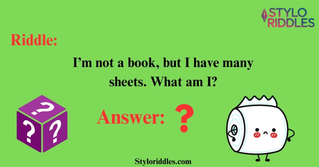 Toilet Paper Riddles for the Curious Think Outside the Roll