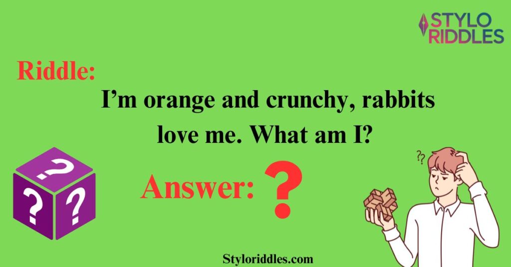 Vegetable Riddles for Children Crunchy and Fun Puzzles