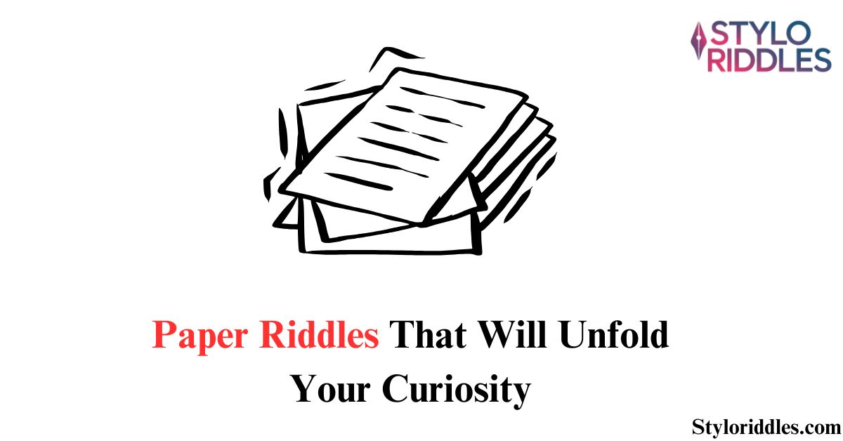 paper riddles