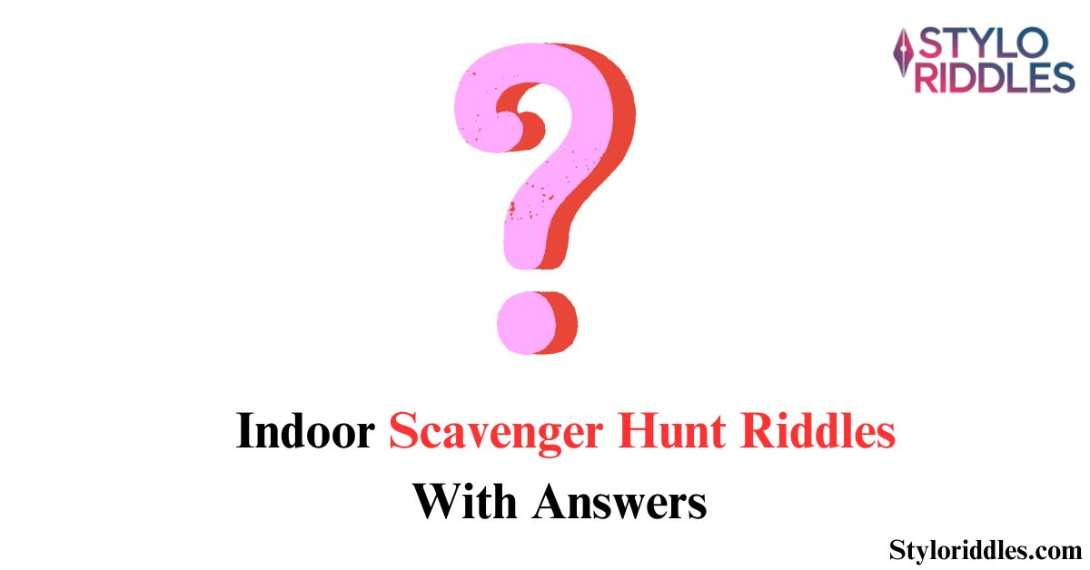 scavenger hunt riddles